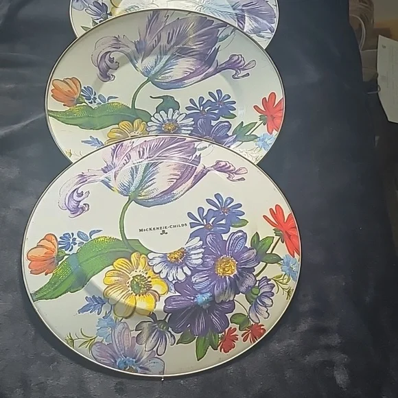 Makenzie-Childs Flower Market Dinner Plates - Picture 2 of 2